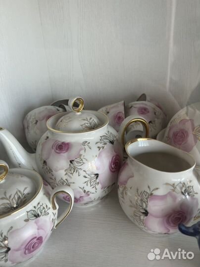 Сервиз чайный сысертский фарфор