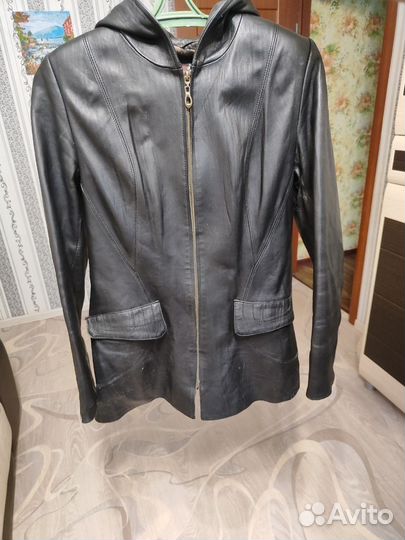 Куртка кожаная женская