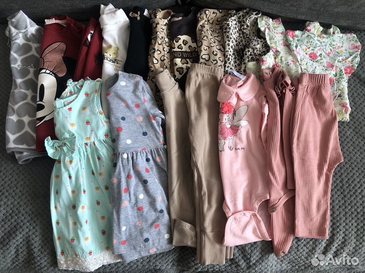 Пакет вещей на девочку 86