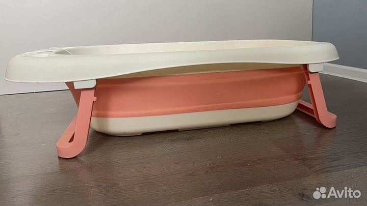 Ванночка для купания складная с термометром