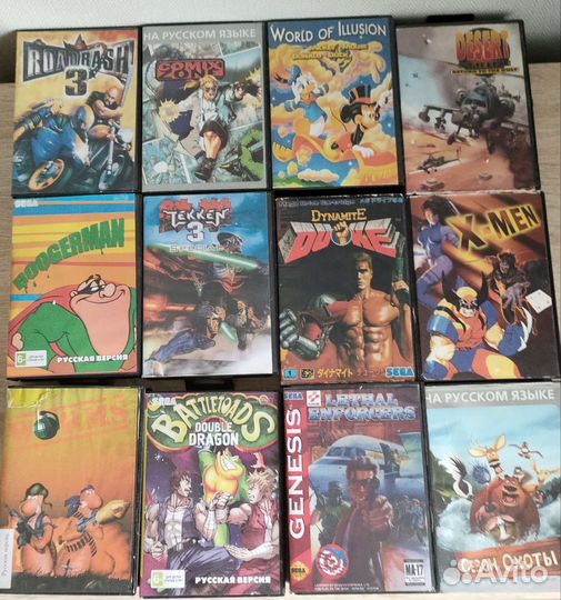 Картриджи sega