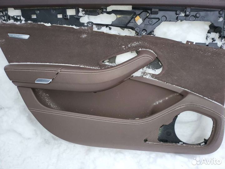 Обшивка двери balao brown Audi A8 D4 4H 2013