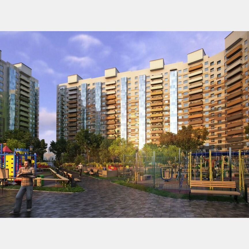 2-к. квартира, 71,3 м², 3/17 эт.