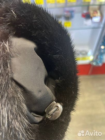 Шуба норковая Glabor скапюшоном (10)