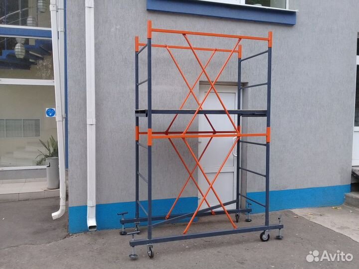 Аренда вышки-туры площадка 0.7х1.6м высота до 7.5м