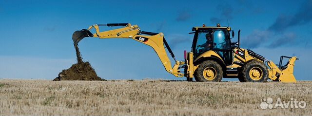 Услуги экскаватора-погрузчика CAT 434F