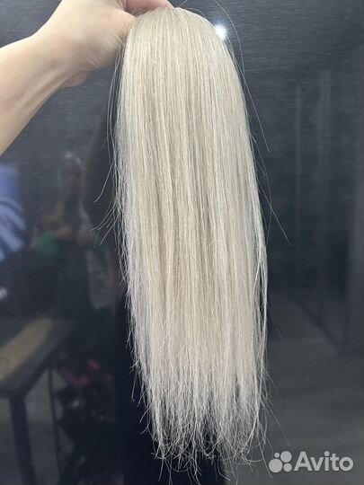 Волосы для наращивания блонд бу