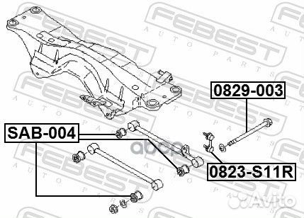 Болт эксцентрик subaru forester/impreza/legacy -07