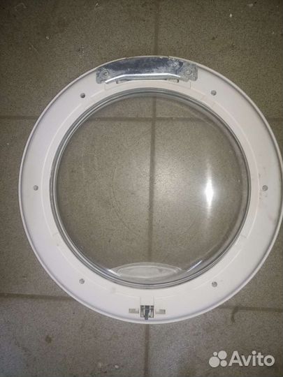 Люк Indesit. Стиральной машины. Стекло, обрамление