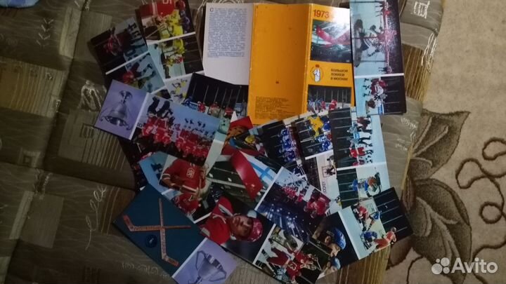 Книга Хоккей СССР 1986 Набор открыток 1973
