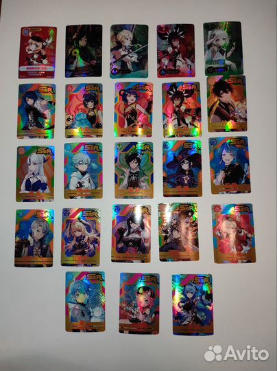 Genshin impact карточки