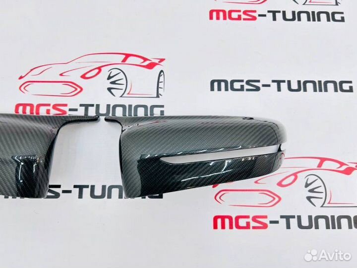 Крышки зеркал стиль BMW M3 G20 карбон