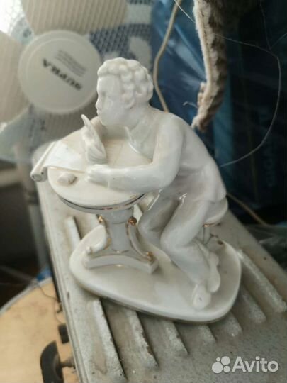 Статуэтки из СССР, пушкин, лебеди, игрушки