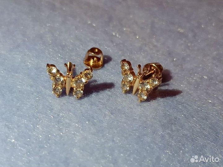 Золотые сережки