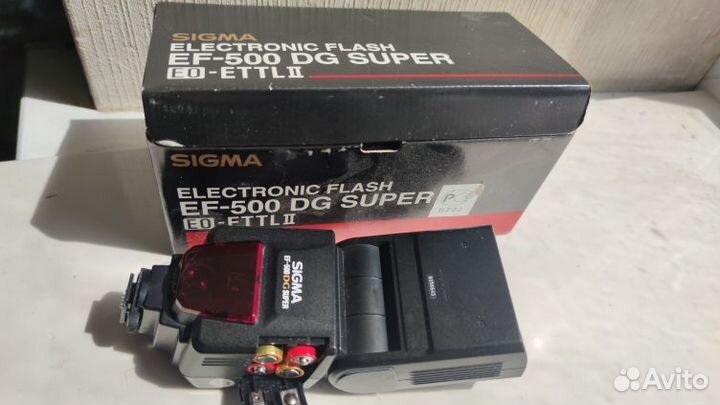 Вспышка Sigma EF500 canon с радио синхронизатором