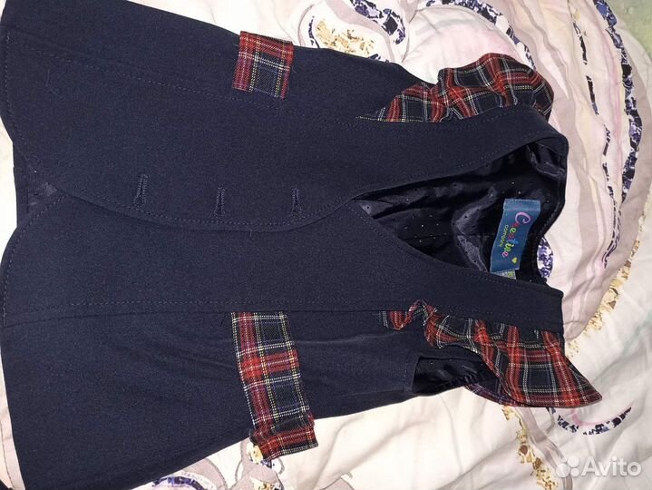 Школьная форма для девочки 128 134 комплект из 5 в