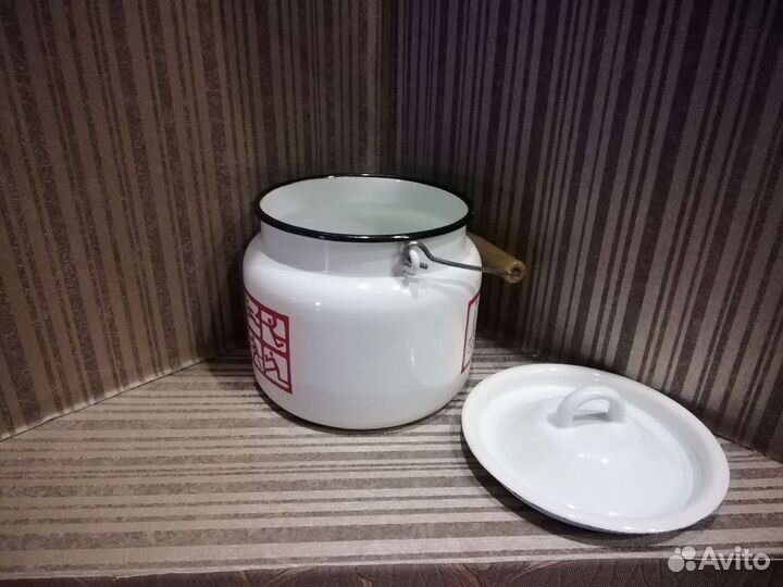 Бидончик эмалированный