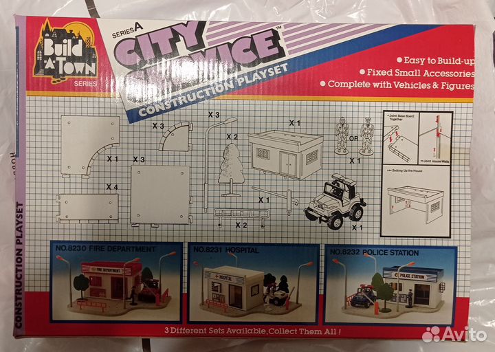 Конструктор Service city пожарная часть