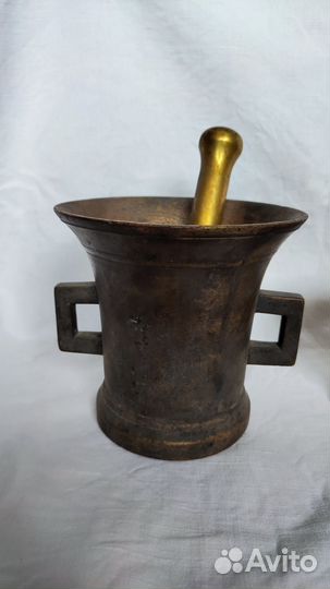 Ступка с пестиком бронза