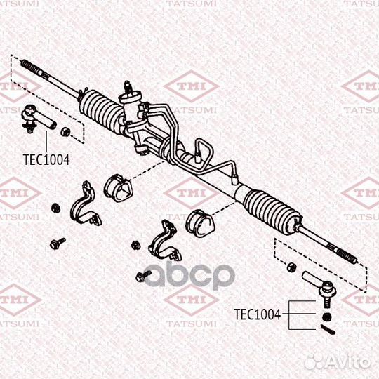 Наконечник рулевой тяги toyota camry/carina/CEL