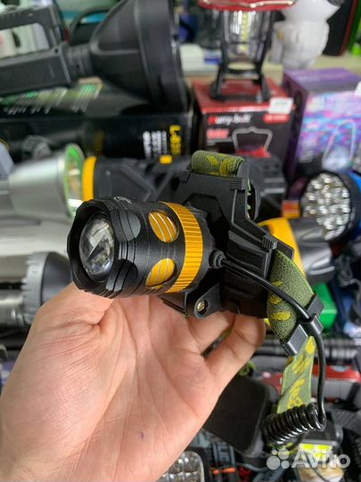 Налобный фонарь аккумуляторный pacпpoдaжa