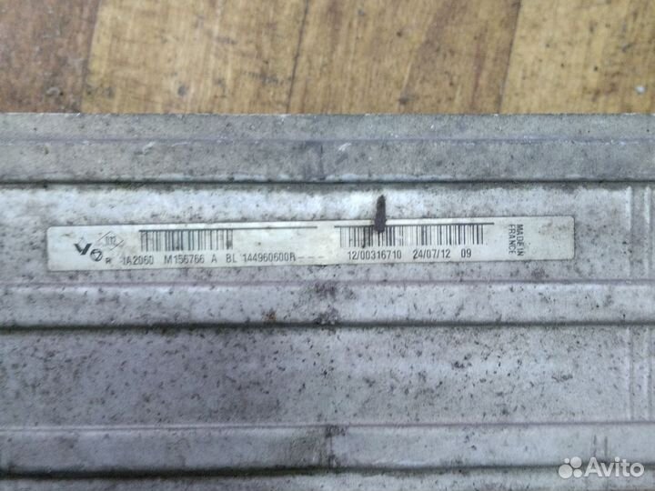 Интеркулер renault megane III