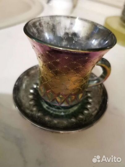 Кофейная чашка с блюдцем СССР
