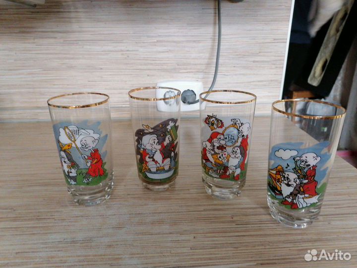 Набор посуды, стаканы, рюмки