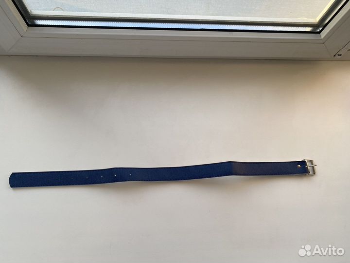 Ремень детский синий