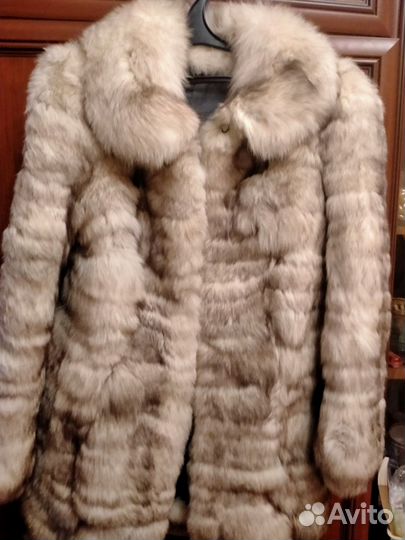 Шуба из песца