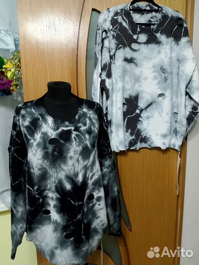 Свитер хлопок 52-56. Корея