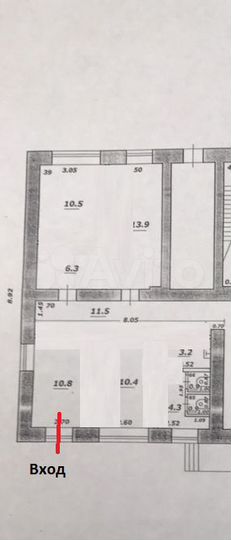 Торговая площадь 72 м² на 1-ой линии на трафике
