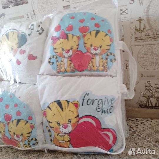 Бортики в детскую кроватку бу