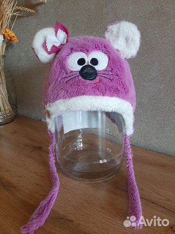 Шапка зимняя меховая для девочки