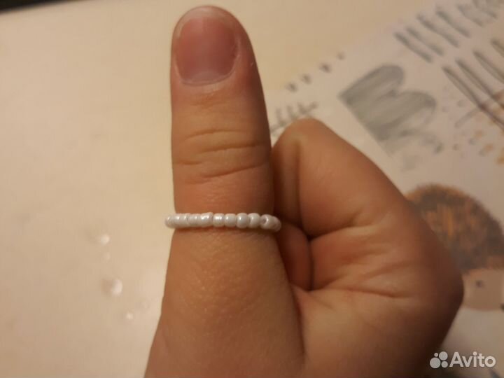 Кольцо из бисера