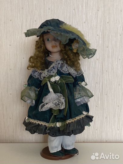 Кукла Фарфоровая 40 см коллекционная старинная