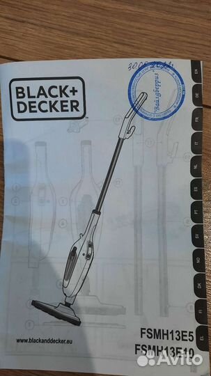 Паровая швабра black+decker fsmh13e10