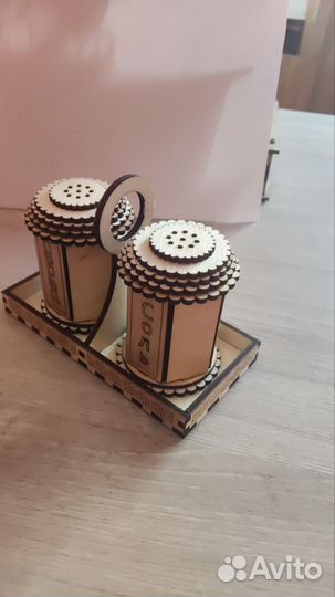 Солонка и перечница новые