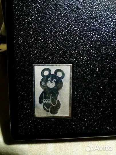 Дорожный утюг с олимпийским мишкой