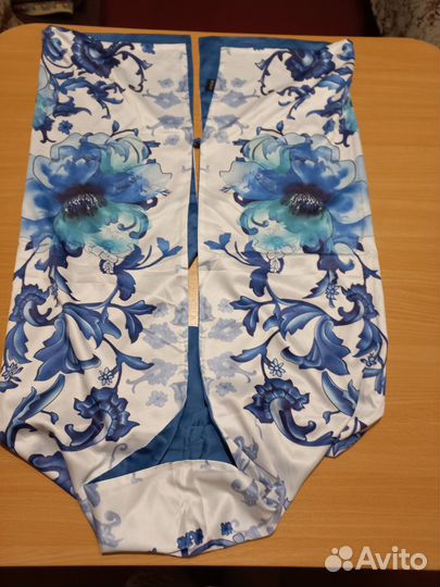 Шарф женский шелковый двусторонний