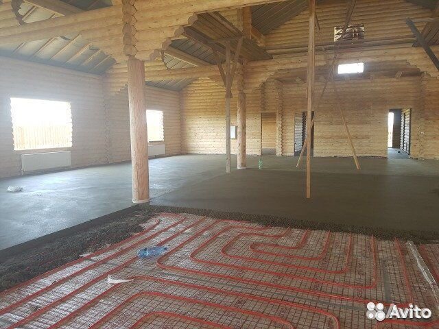 Полусухая стяжка пола за 1 день