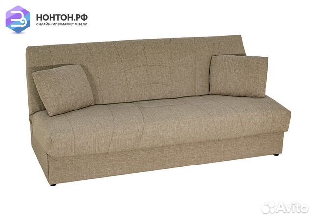 Диван книжка Ручеек темно-бежевый