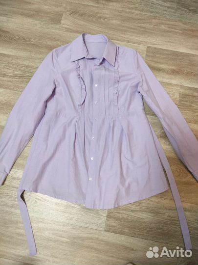 Рубашка офисная для беременных 44-46 р