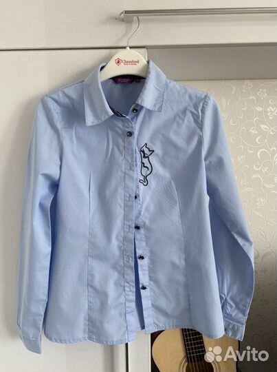 Рубашка блузка для девочки на рост 146