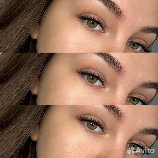 Наращивание ресниц, модель