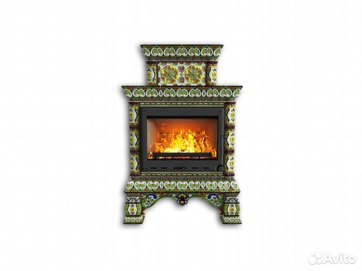 Изразцовая печь Кострома двухъярусный Июнь