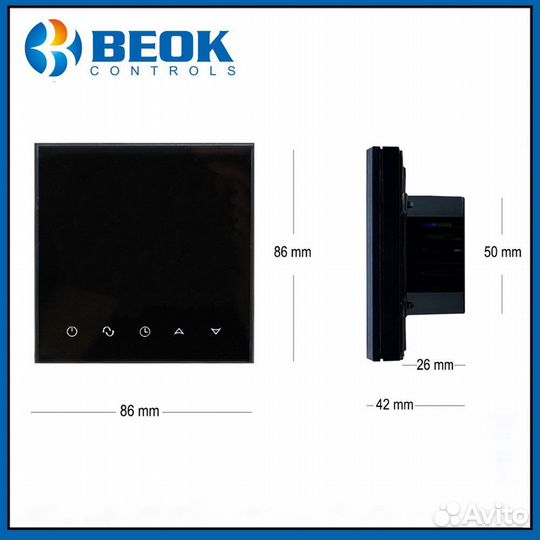 Beok TGT70 wifi-WP Wifi термостат