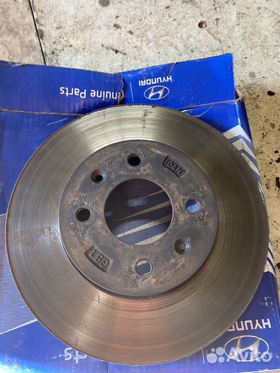 Тормозные диски на hyundai solaris 2