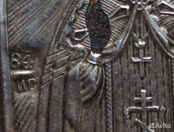 Икона Митрофан Воронежский Серебро