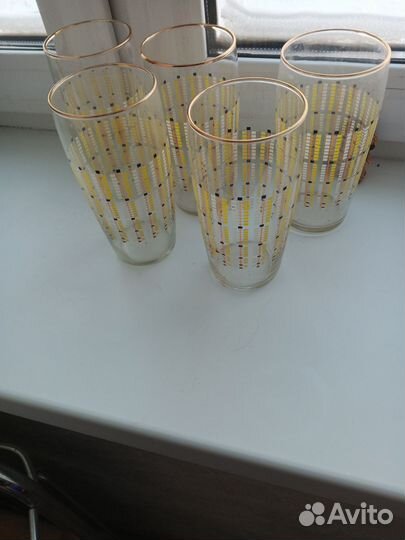 Бокалы чешские для коктейля